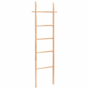 vidaXL Drabinka na ręczniki, 170 cm, drewno orzecha włoskiego