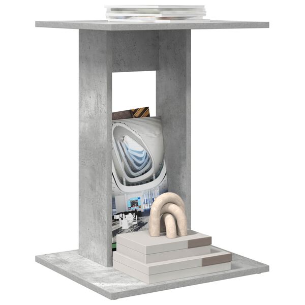 vidaXL Stolik boczny Betonowy szary 45 x 40 x 62,5 cm