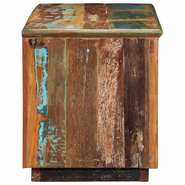 vidaXL Szafka na buty Brązowy 110 x 35 x 40 cm Lite drewno z odzysku