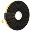 vidaXL Taśma samoprzylepna z pianki 20 pcs Czarny 20mm x 5m Pianka CR