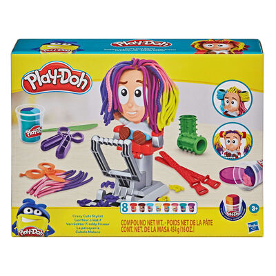 Play-Doh Zabawkowy Salon fryzjerski Crazy Cuts Stylist, 8 pojemników