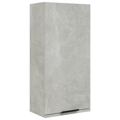 vidaXL Wisząca szafka łazienkowa, betonowa szarość, 32x20x67 cm