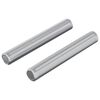 vidaXL Rura gwintowana 2 szt. srebrny 8 x 55 mm Stal
