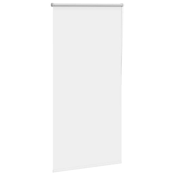 vidaXL Roleta zaciemniająca biała 80x130 cm Szerokość tkaniny 75,7 cm