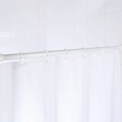 RIDDER Drążek na zasłonę prysznicową, 70-115 cm, biały, 55101