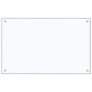 vidaXL Panel ochronny do kuchni, przezroczysty, 80x50 cm, szkło