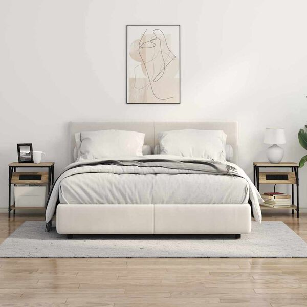 vidaXL Szafka Nocna Dąb Sonoma 38 x 30 x 48 cm Materiał drewnopochodny