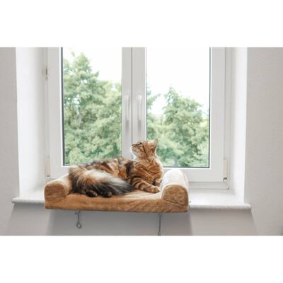 Kerbl Parapetowe legowisko dla kota, beżowe, 36x56 cm, 82656