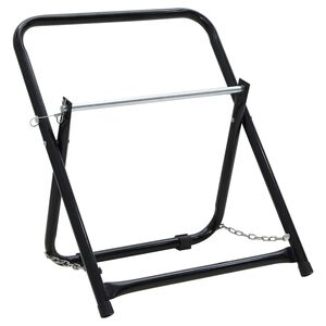 vidaXL Stojak na bęben z wężem, 48 cm, 45 kg, malowana proszkowo stal