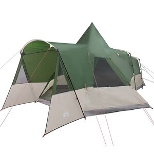 vidaXL Namiot Teepee z dachem Zielony 720 x 465 x 295 cm