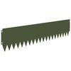 vidaXL Krawężnik do trawnika 20 pcs 103 x 25 cm Stal Oliwkowy zielony