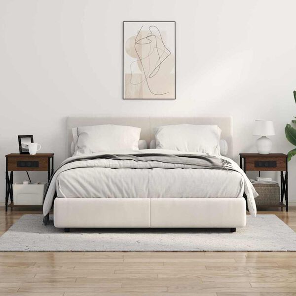 vidaXL Szafka Nocna Brązowy dąb 41 x 31 x 51 cm