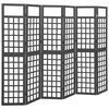 vidaXL Parawan pokojowy 6-panelowy/trejaż, drewno jodłowe, 242,5x180cm