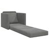 vidaXL Sofa Bed 60cm Ciemnoszary Aksamit