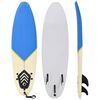 vidaXL Deska surfingowa, 170 cm, niebiesko-kremowa