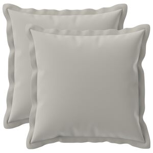 vidaXL Poszewka na poduszkę 2 szt. HOUTEN Szary 30 x 30 cm Poliester