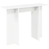 vidaXL Konsola Biały 100 x 30 x 75 cm Drewno inżynieryjne