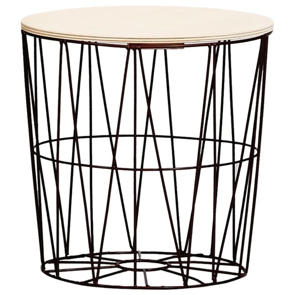 vidaXL Stoliki kawowe, 4 szt., czarne