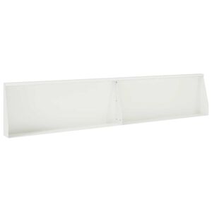 vidaXL Mur oporowy 2 szt. 100 x 12 x 30 cm Stal Biały