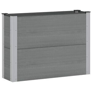 vidaXL Podniesiona rabata ogrodowa Szary 100 x 30 x 72 cm