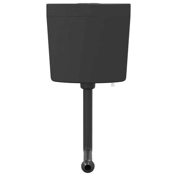 vidaXL Spłuczka do toalety z dolnym dopływem, 3/6 L, czarna