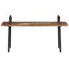 vidaXL Ławka, 110 cm, lite drewno odzyskane