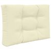 vidaXL Poduszka do sofy na zewnątrz 2 pcs Kremowy Poliester