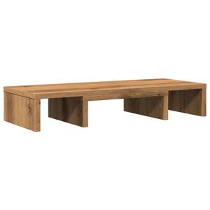 vidaXL Podstawka pod monitor, regulowana, dąb artisan, 60x24x10,5 cm