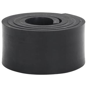 vidaXL Gumowa krawędź do pługa śnieżnego czarna 150x8x1 cm