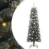 vidaXL Sztuczna choinka z podstawą Zielony 120 cm PVC, plastik i stal