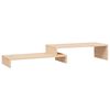 vidaXL Podstawka na monitor, (52-101)x22x14 cm, lite drewno sosnowe