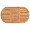 vidaXL Zestaw do jadalni w ogrodzie 7 pcs Naturalny Lite Drewno Akacji
