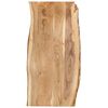 vidaXL Blat, lite drewno akacjowe, 118x(50-60)x2,5 cm