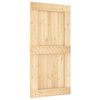 vidaXL Drzwi NARVIK 100 x 210 cm Lite Drewno Sosnowe (Nieobrobione)