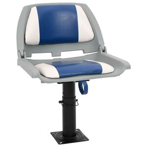 vidaXL Składane siedzisko do łodzi, 2-cz., 48x51x41 cm