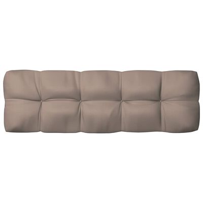vidaXL Poduszki na sofę z palet, 7 szt., kolor taupe