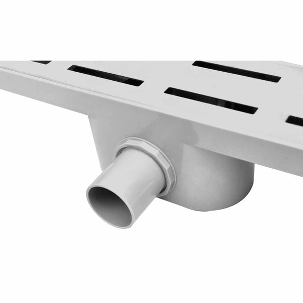 vidaXL Odpływy Biały 88 x 8.8 x 8.5 cm Metal