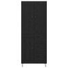 vidaXL Highboard Czarny Dąb 69,5 x 34 x 180 cm Materiał drewnopochodny