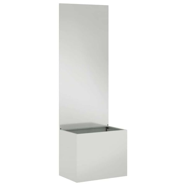 vidaXL Ekran zapewniający prywatność w ogrodzie Srebrny 50 x 140 cm