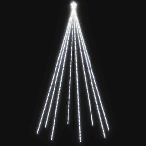 vidaXL Choinka z lampek ułożonych w wodospad, 400 diod LED, 2,5 m