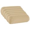 vidaXL Poszewka na poduszkę 6 pcs HEERLEN Beżowy &Oslash; 15 x 40 cm