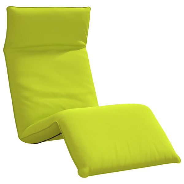 vidaXL Leżak składany Jasnozielony 175x54x8,5 cm Tkanina Oxford