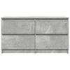 vidaXL Szafka RTV Beton Szary 100x35x54 cm Drewno klejone