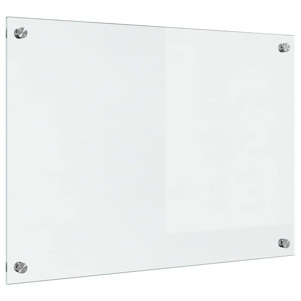 vidaXL Przód kuchenny przezroczysty 70 x 50 cm szkło hartowane