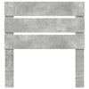 vidaXL Zagł&oacute;wek Betonowy szary 75 cm Materiał drewnopochodny