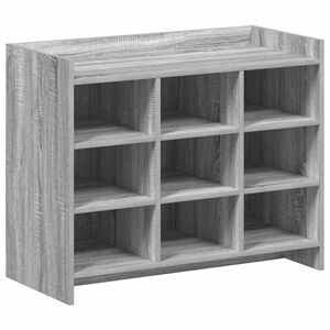 vidaXL Szafka na buty z przechowywaniem Szary Sonoma 85 x 39,5 x 70 cm