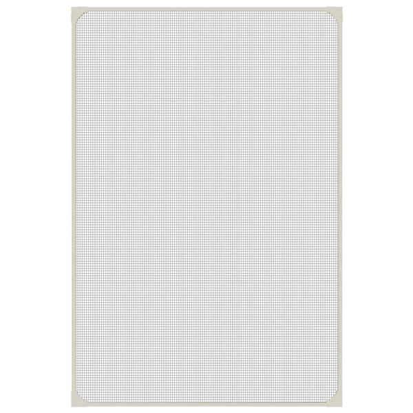 vidaXL Magnetyczna moskitiera okienna, biała, 80x120 cm