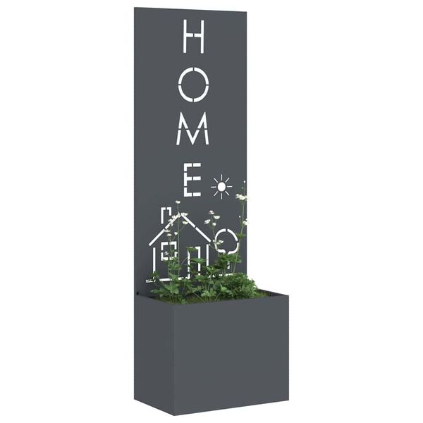 vidaXL Ekran zapewniający prywatność w ogrodzie Antracyt 50 x 140 cm