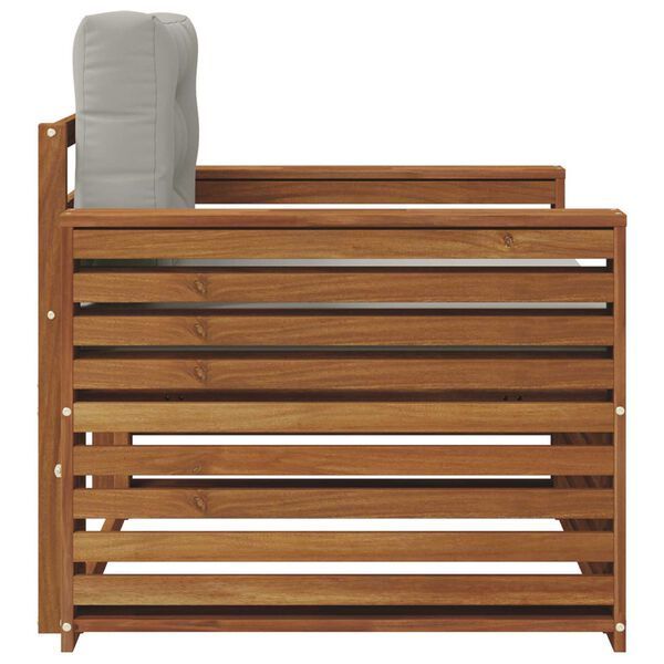 vidaXL Zestaw sof na zewnątrz Lite drewno akacjowe i poliester