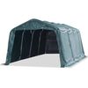 vidaXL Namiot dla bydła, PVC 550 g/m&sup2;, 3,3 x 6,4 m, ciemnozielony
